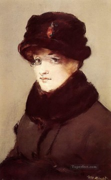 Édouard Manet Painting - Mujer en pieles Eduard Manet